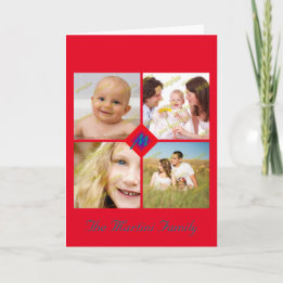Tarjeta Collage de fotos Fab de estilo Guay Family
