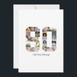 Tarjeta Collage de fotos número 80<br><div class="desc">Este producto personalizable es donde se organizan fotos para formar la forma de un número. A menudo se utiliza para celebraciones importantes como cumpleaños, aniversarios o logros, lo que permite a los usuarios mostrar imágenes memorables en una sola exhibición llamativa. Los diseños suelen ofrecer espacios para diferentes tamaños y orientaciones...</div>