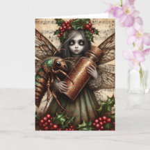 Collage de Hada de Navidad de Cigarra