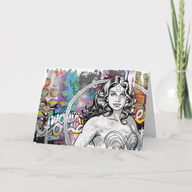 Tarjeta Collage de mujeres maravillas 6 (Anverso)