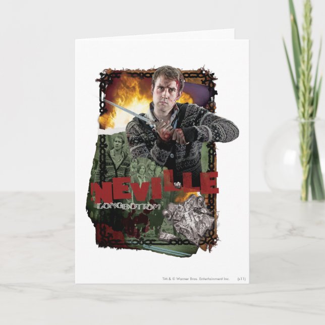 Tarjeta Collage de Neville Longbottom 2 (Anverso)