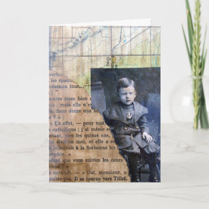 Tarjeta Collage de Niño Pequeño