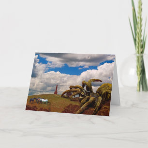 Tarjeta Collage de Spider Science-Fiction