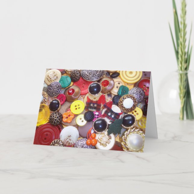 Tarjeta Collage del botón con los perros del escocés de la (Anverso)