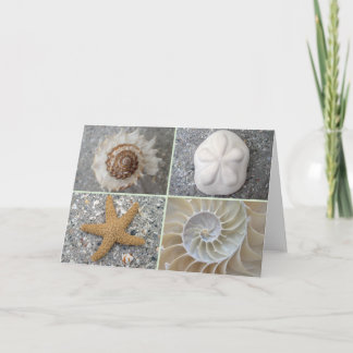 Tarjeta Collage del Seashell
