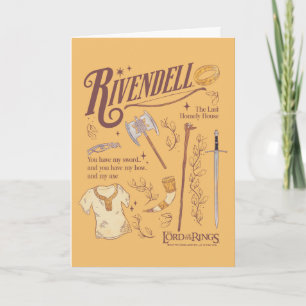 Tarjeta Collage Gráfico de Acuarela RIVENDELL™