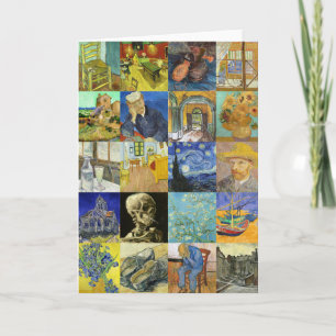 Tarjeta Collage Van Gogh