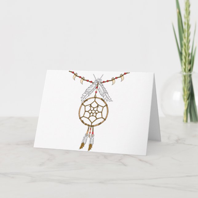 Tarjeta Collar Dream Catcher (Anverso)
