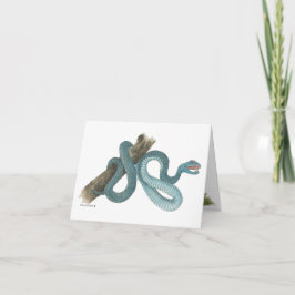 Tarjeta Collection Austrailian  snake Note Card