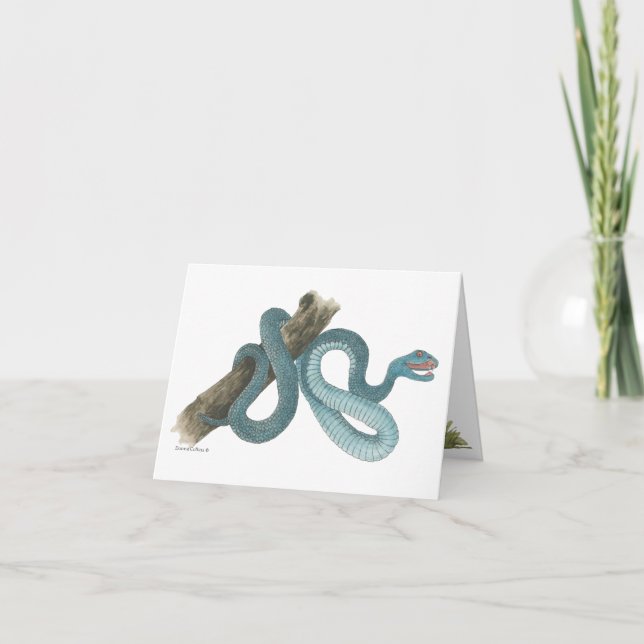 Tarjeta Collection Austrailian  snake Note Card (Anverso)