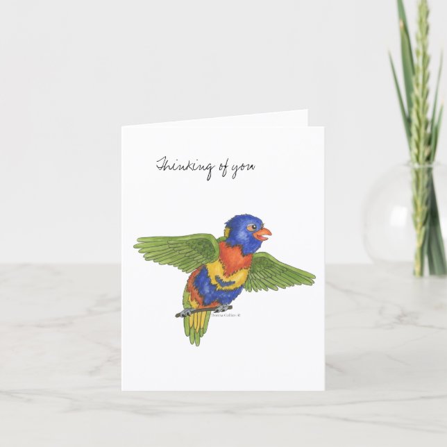 Tarjeta Collection Budgie  Note Card (Anverso)