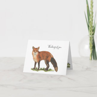 Tarjeta Collection Fox Note Card