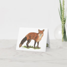 Tarjeta Collection Fox Note Card