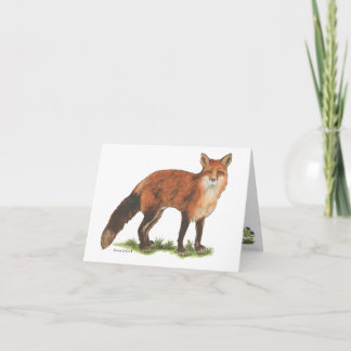 Tarjeta Collection Fox Note Card