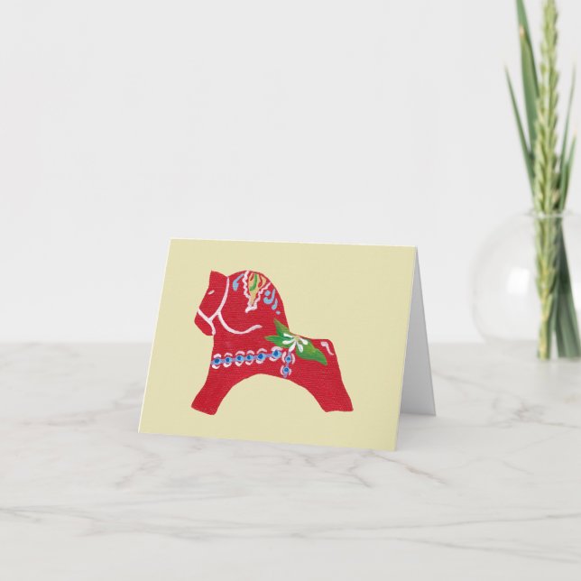 Tarjeta Collectores de caballos Dala Notecard (Anverso)