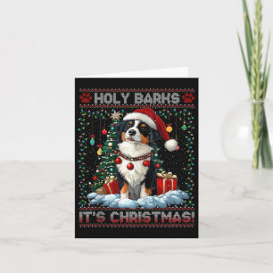 Tarjeta Collie de borde decoraciones de árbol de Navidad P
