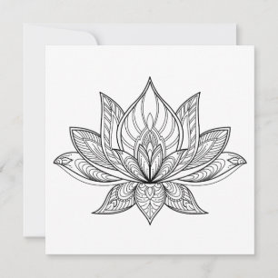Tarjeta Coloca tu propio Lotus