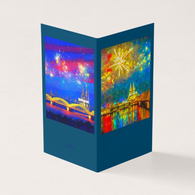 Tarjeta Cologne Fireworks (Exterior)