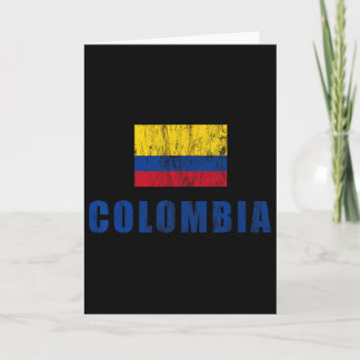 Tarjeta Colombia Diseño Colombiano Ropa Outfit Pequeño 