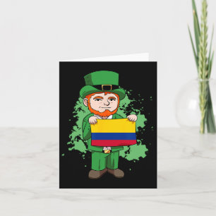 Tarjeta Colombia Orgullosa Bandera Colombiana San Patrón D