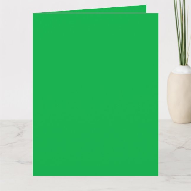 Tarjeta Color de la clave cromática Verde (Anverso)