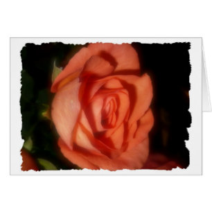 Tarjeta color de rosa