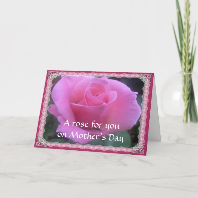 Tarjeta Color de rosa dulce (Anverso)