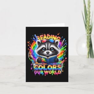 Tarjeta Color Nuestro Mundo 2025 Lectura de libros Colores
