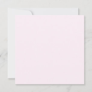 Tarjeta Color Sólido Blanco Rosado Pálido Pastel