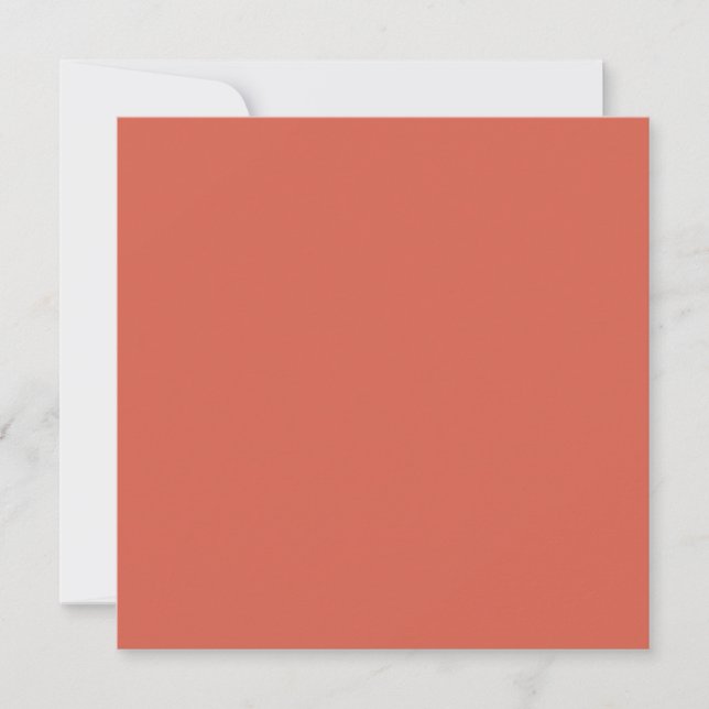 Tarjeta Color sólido Damasco Rojo (Anverso)