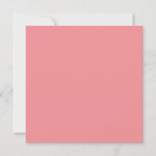 Tarjeta Color Sólido Rosa Encantador