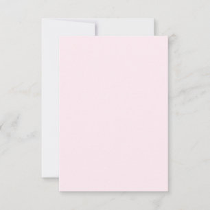 Tarjeta Color sólido rosa rosa rosa rosa suave color blanc