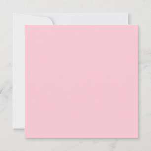 Tarjeta Color Sólido Rosa Té