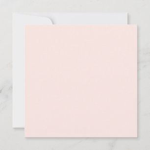 Tarjeta Color Sólido Suave Melocotón Pastel 