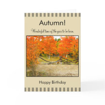 Colorado Aspens, Feliz Cumpleaños de Otoño, añada 