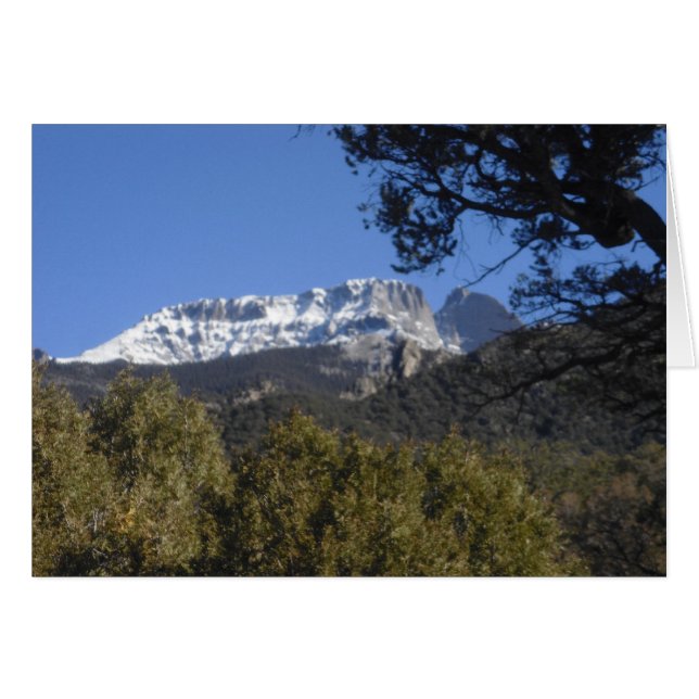 Tarjeta Colorado de Montaña Crestone (Anverso (Horizontal))