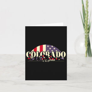 Tarjeta Colorado del estado de Estados Unidos