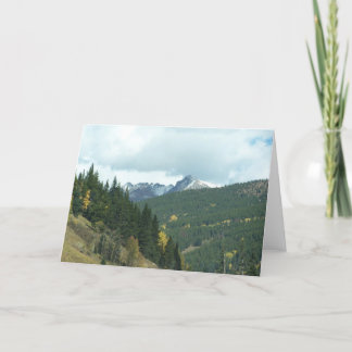 Tarjeta Colorado en la caída