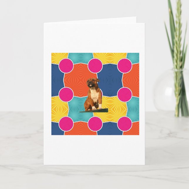Tarjeta Colores brillantes (Anverso)