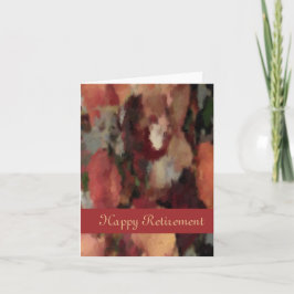 Tarjeta Colores cálidos de otoño