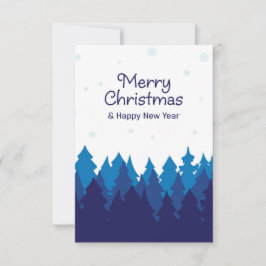 Tarjeta Colores de invierno Saludos de Navidad