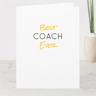 Tarjeta Colores del equipo del mejor entrenador jamás Escu