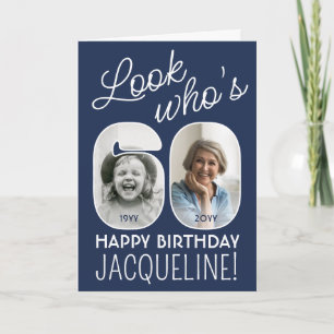 Tarjeta Colores DIY • Mira quién cumple 60 Feliz cumpleaño