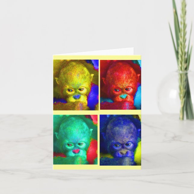 Tarjeta Colores Primas de mi mundo (Anverso)