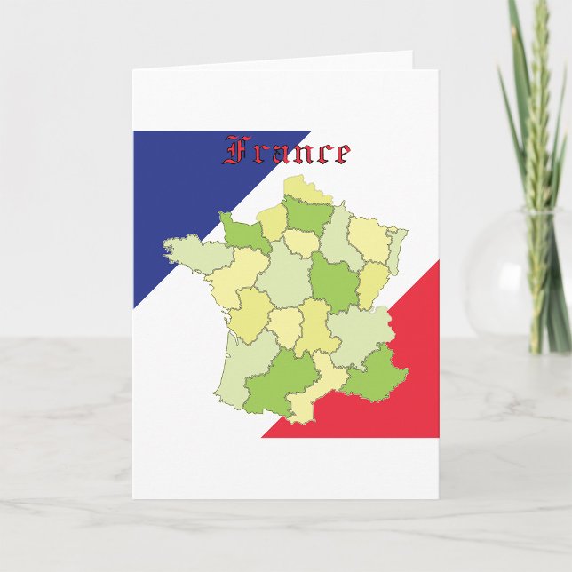 Tarjeta Colores Y Mapa Nacionales De Francia (Subido por el creador)