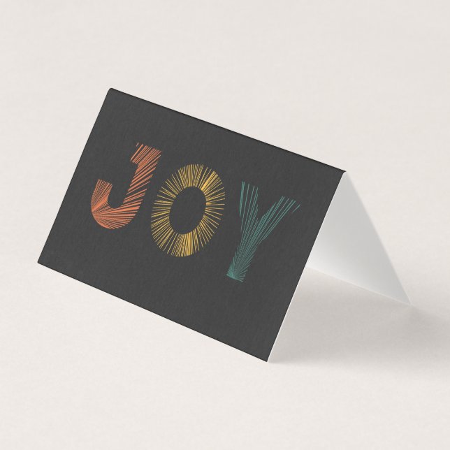 Tarjeta Colorful Joy (Anverso)