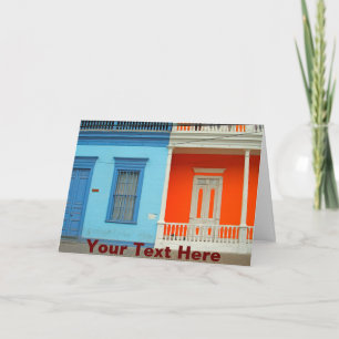 Tarjeta Colorida calle Iquique personalizada