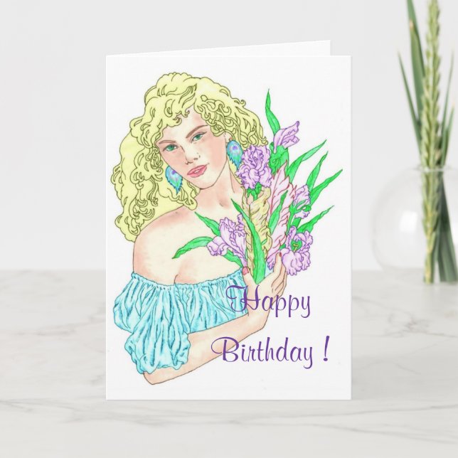 Tarjeta Colorida canción de verano (Anverso)