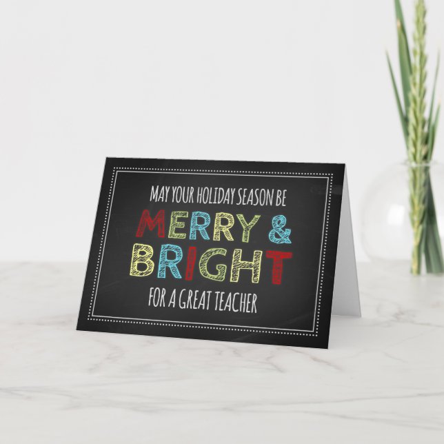 Tarjeta colorida de las Felices Navidad del (Anverso)