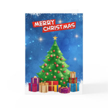 Colorida y moderna Navidad